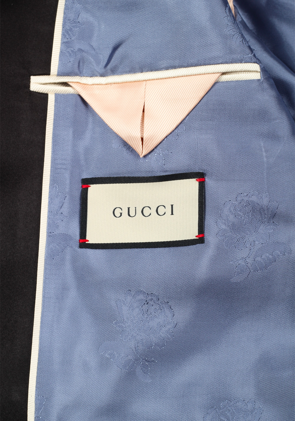 Gucci Blue Signature Mohair Wool Tuxedo | Costume Limité
