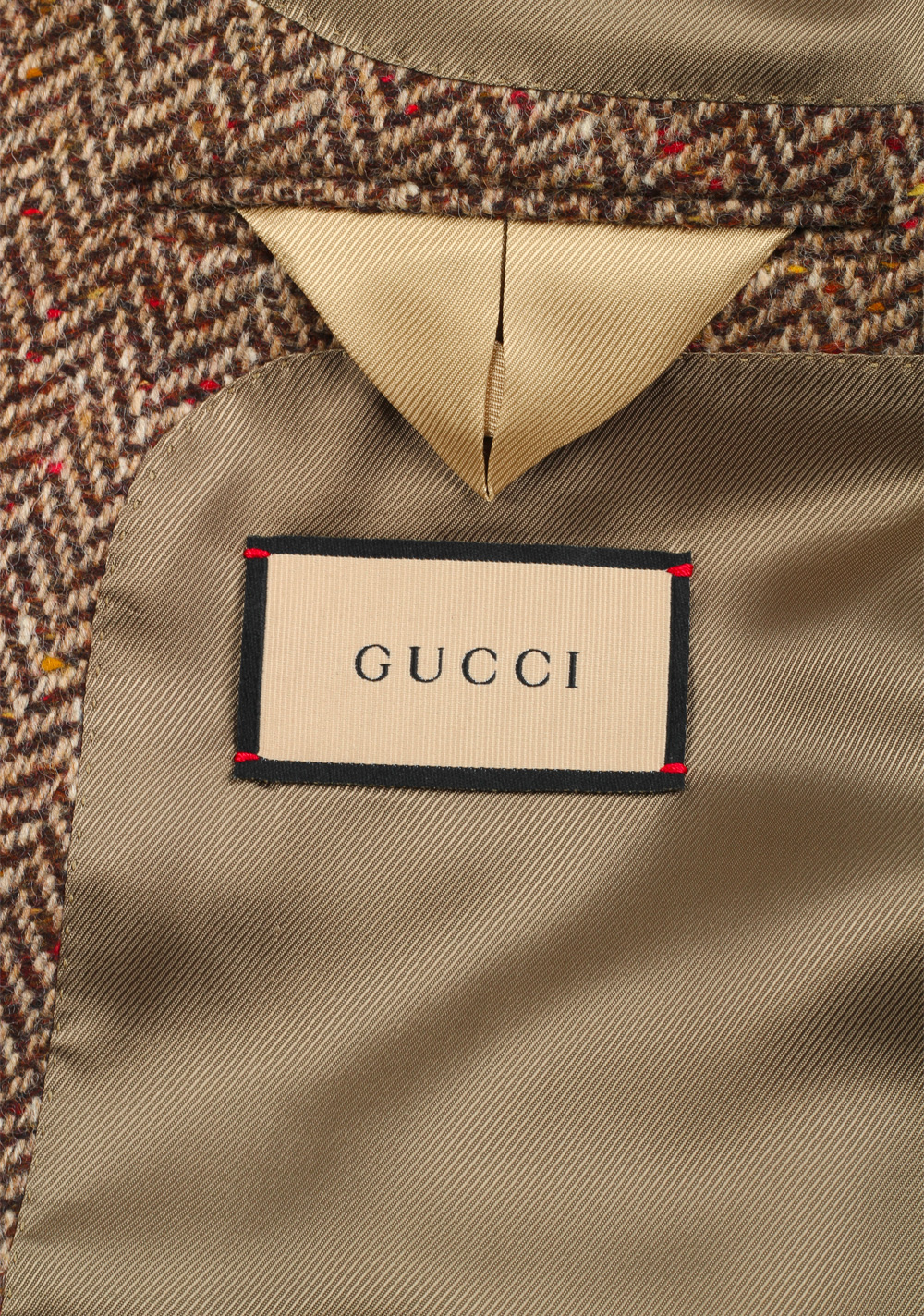 Gucci Brown Double Breasted Wool Coat | Costume Limité