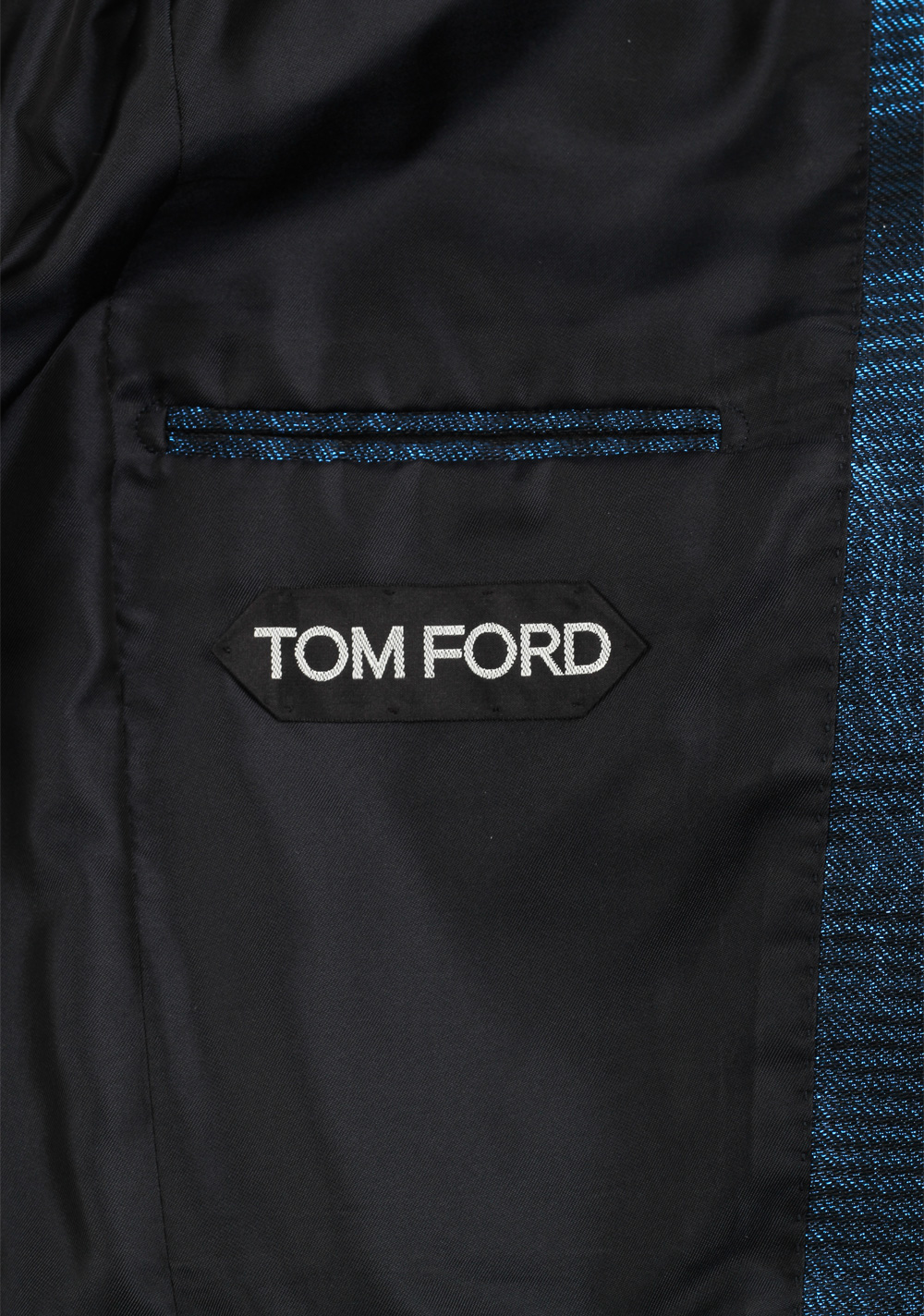 TOM FORD Atticus Blue Tuxedo Dinner Jacket Size 46 / 36R U.S. | Costume Limité