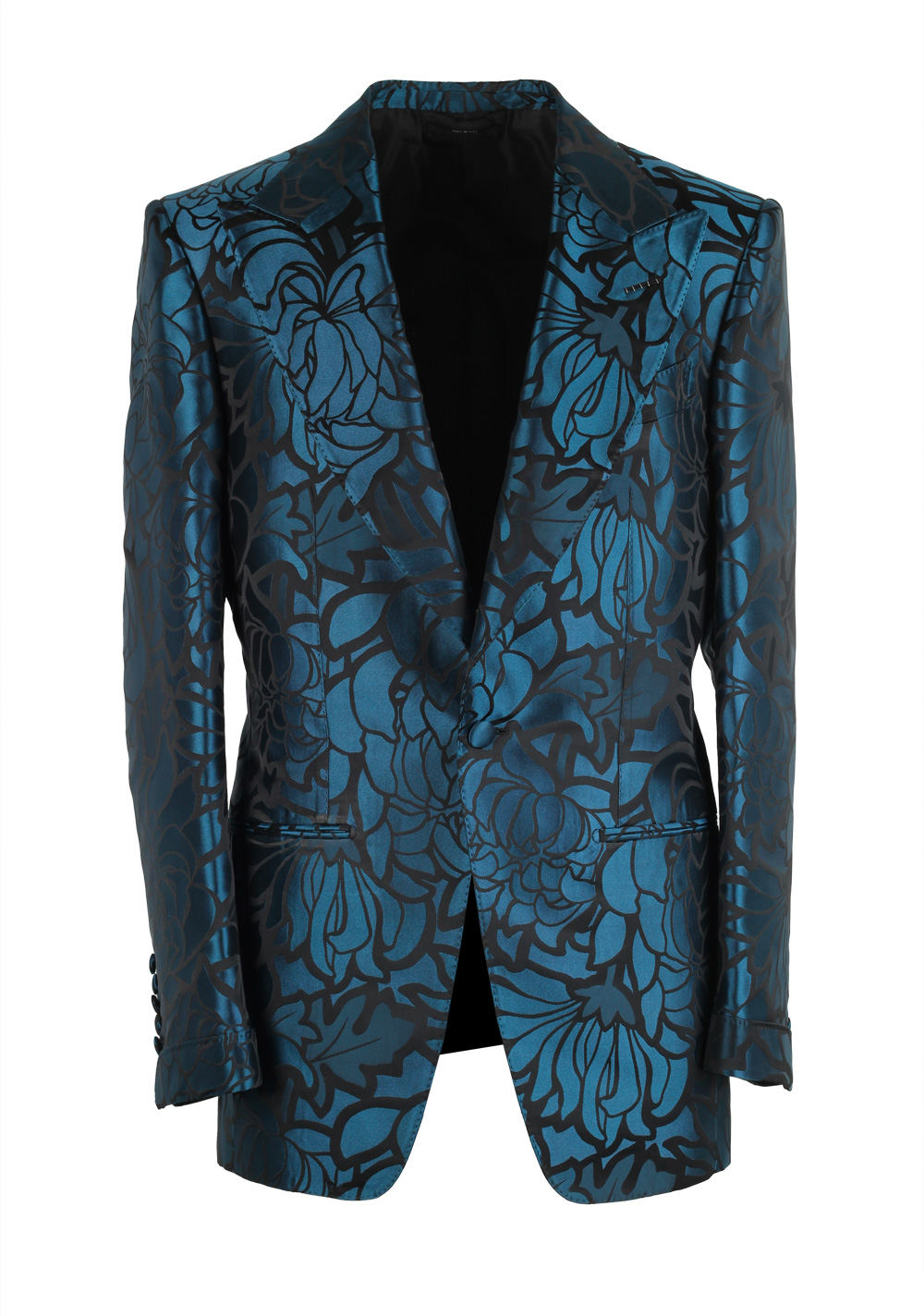 TOM FORD Lamè Lily Floral Atticus Cocktail Dinner Jacket Size 46 / 36R | Costume Limité