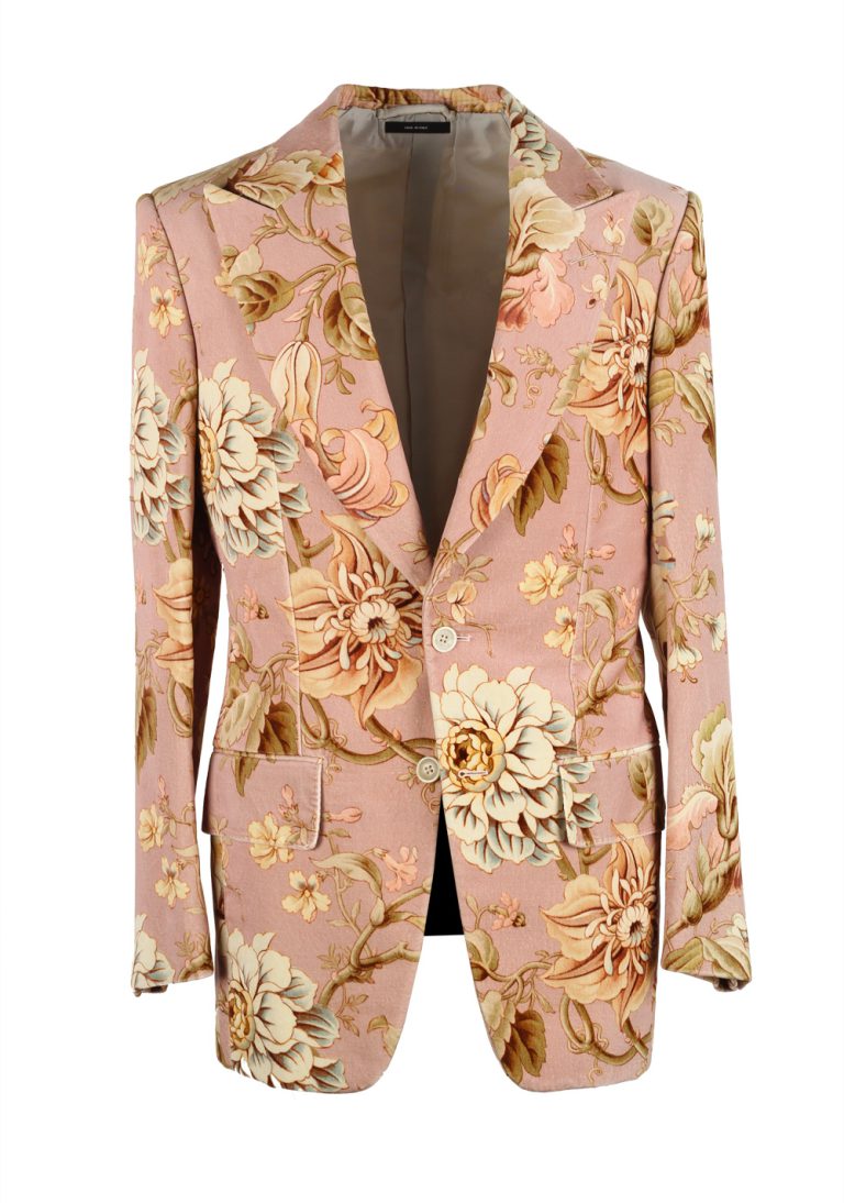 TOM FORD Atticus Pink Tuxedo Dinner Jacket Size 46 / 36R U.S. - thumbnail | Costume Limité