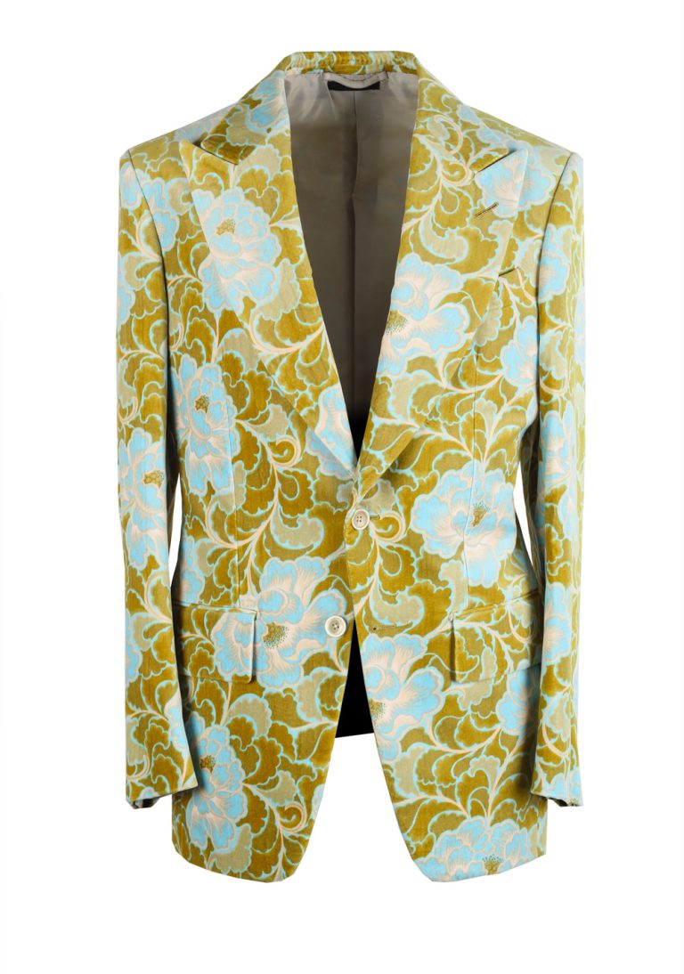 TOM FORD Atticus Green Tuxedo Dinner Jacket Size 46 / 36R U.S. - thumbnail | Costume Limité