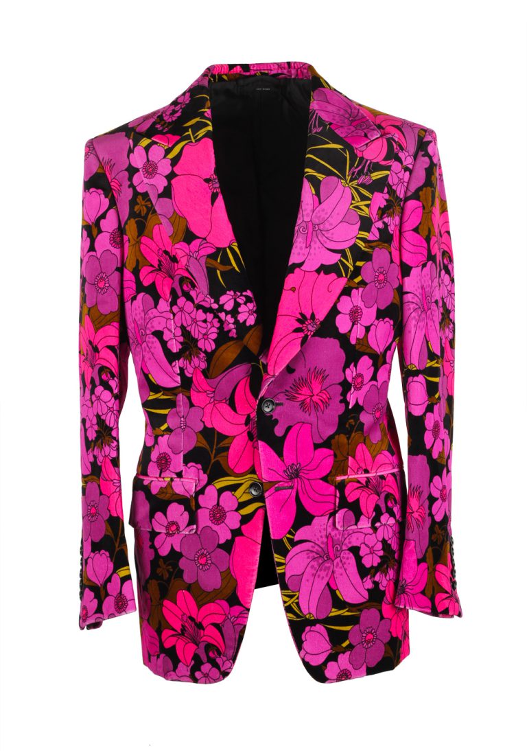 TOM FORD Atticus Pink Tuxedo Dinner Jacket Size 46 / 36R U.S. - thumbnail | Costume Limité