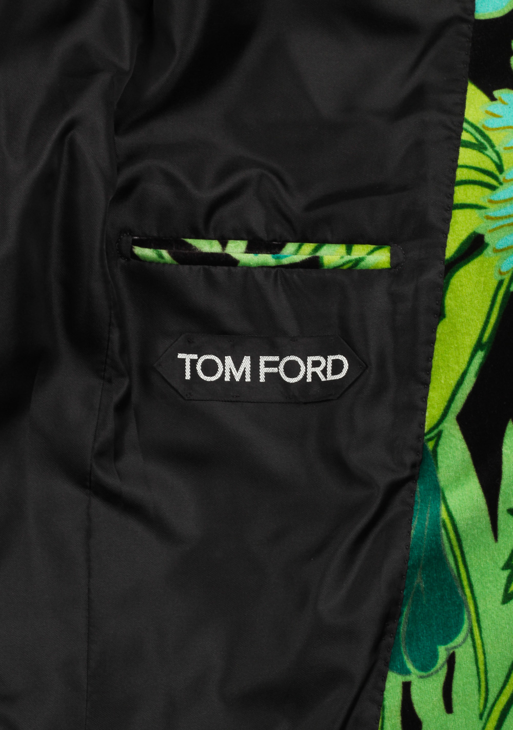 TOM FORD Atticus Black Green Tuxedo Dinner Jacket Size 46 / 36R U.S. | Costume Limité