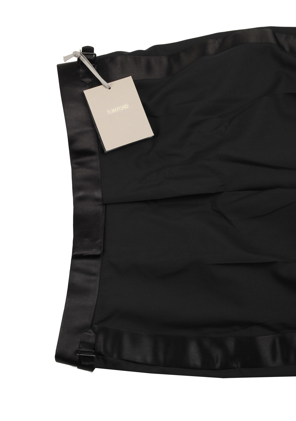 TOM FORD Black Cocktail Tuxedo Trousers Size 48 / 32 U.S. | Costume Limité