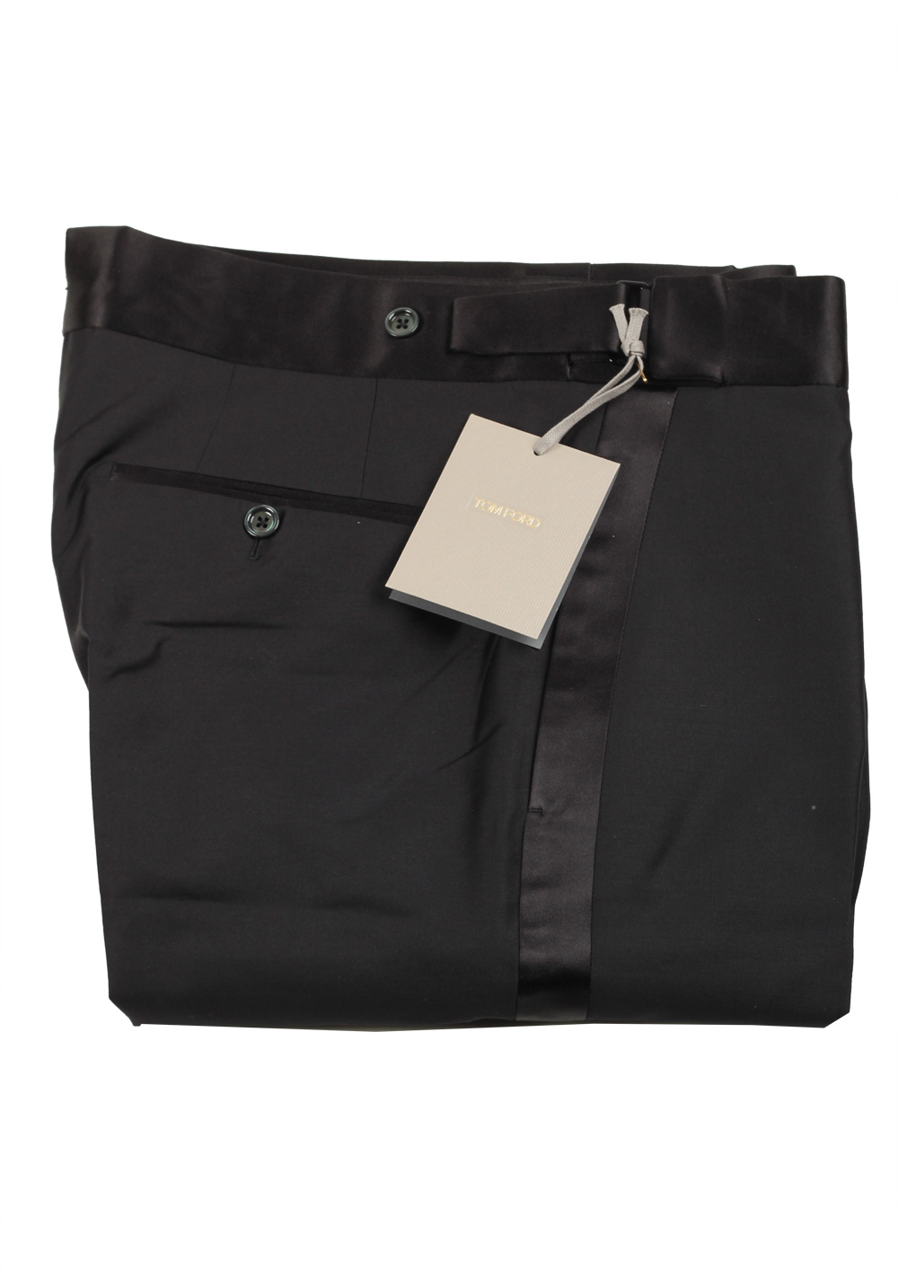 TOM FORD Black Cocktail Tuxedo Trousers | Costume Limité