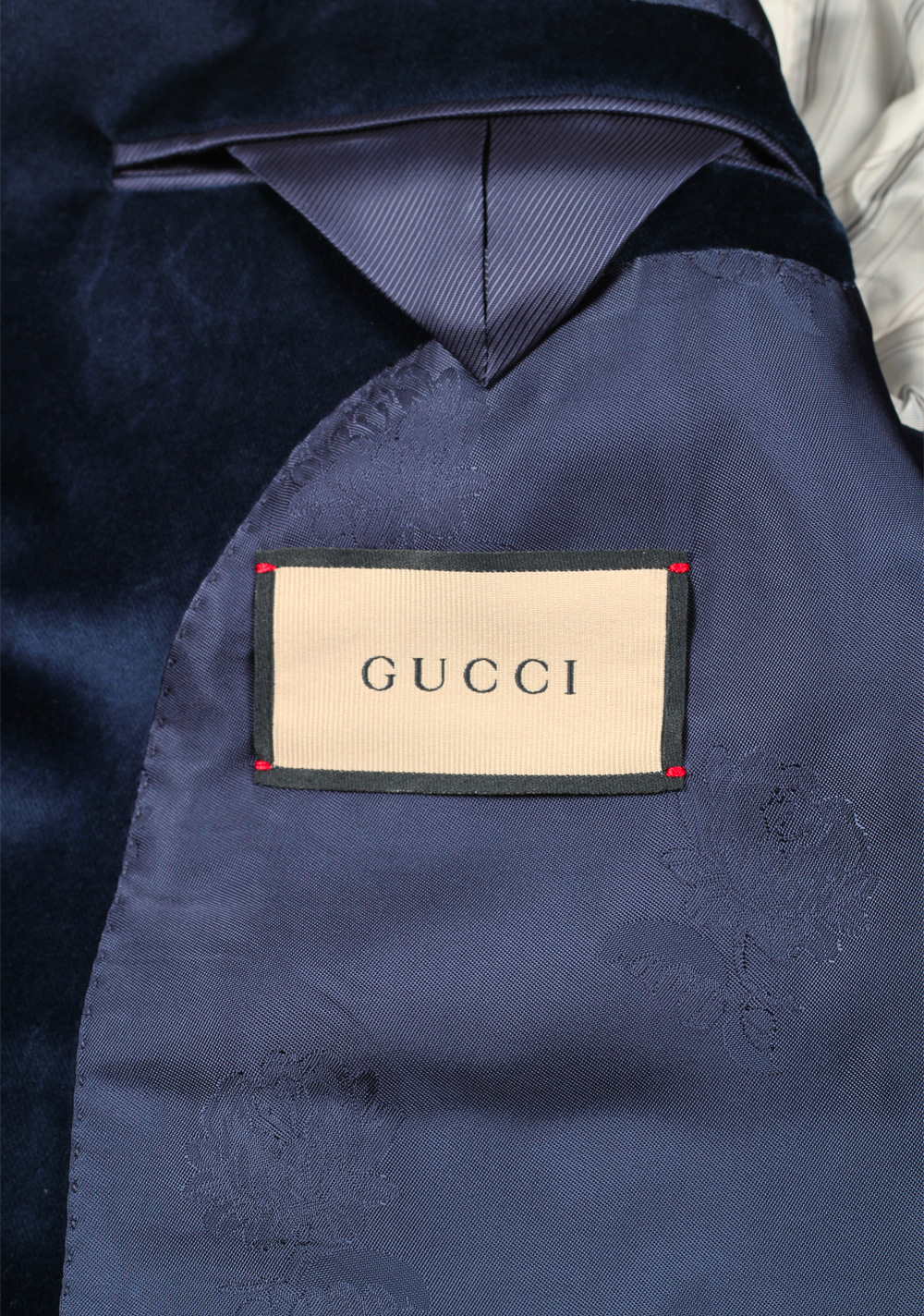 Gucci Blue Signature Cocktail Dinner Jacket Size 48 / 38R U.S. | Costume Limité