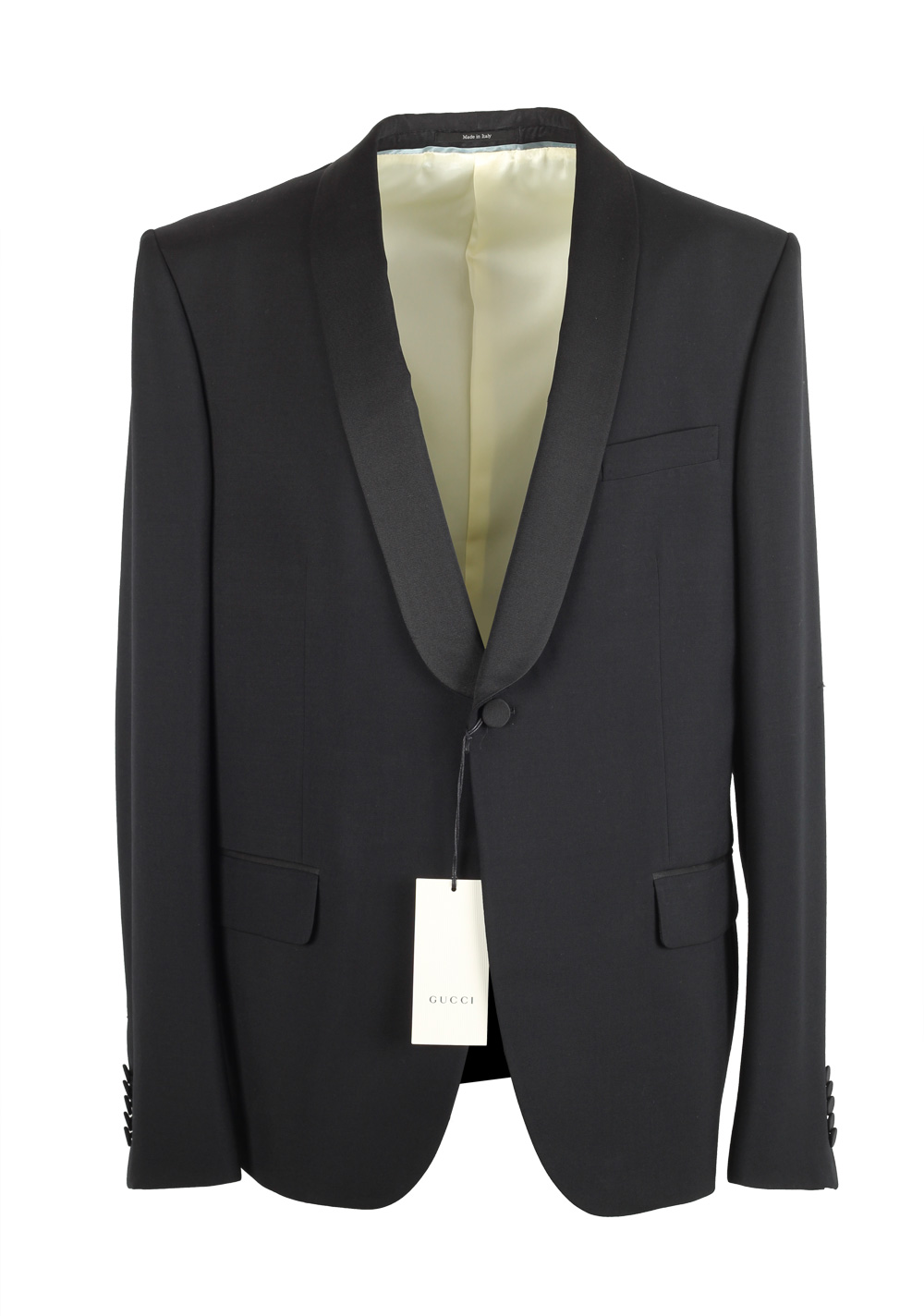 Gucci Black Signature Mohair Wool Tuxedo | Costume Limité