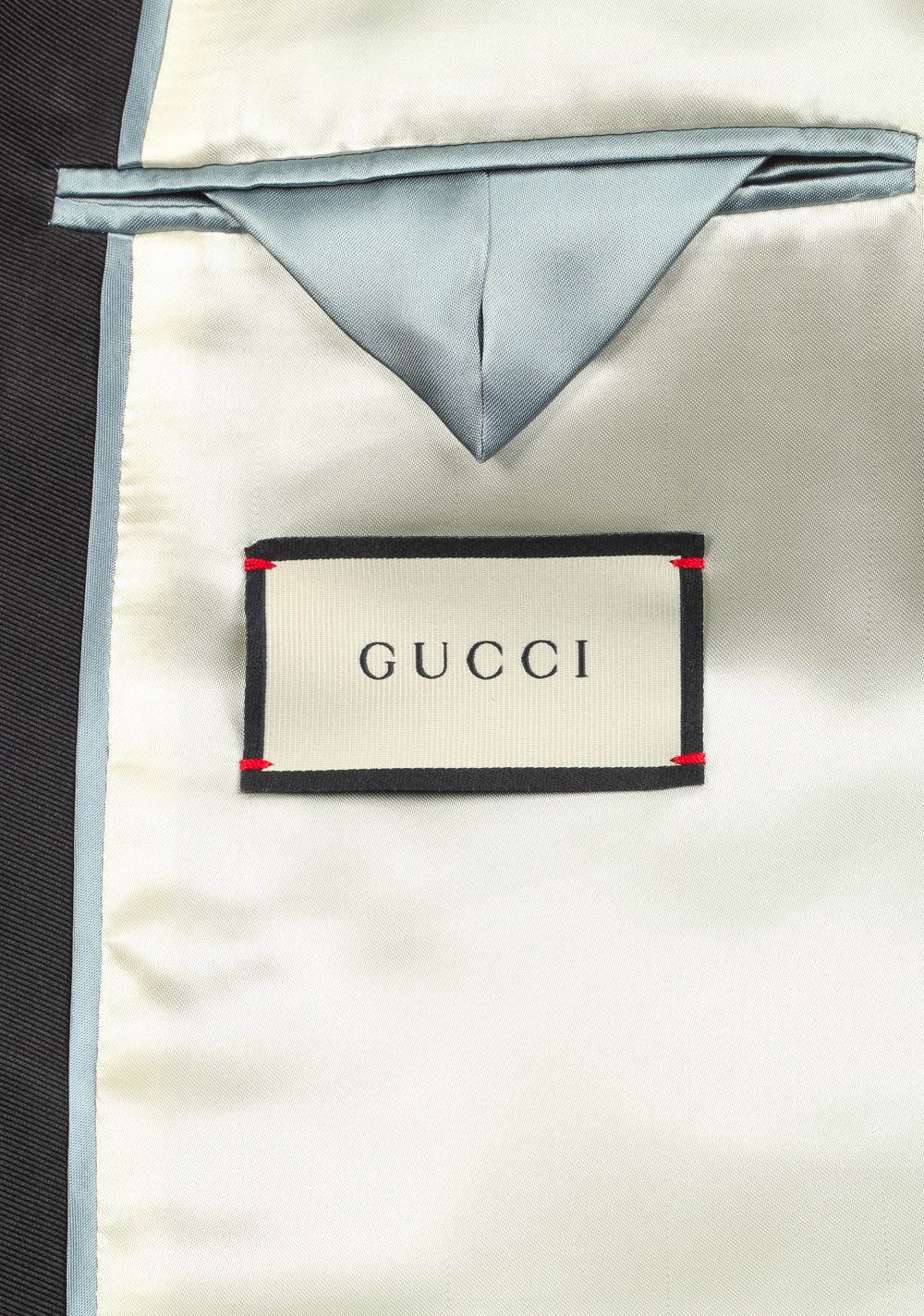 Gucci Black Signature Mohair Wool Tuxedo | Costume Limité