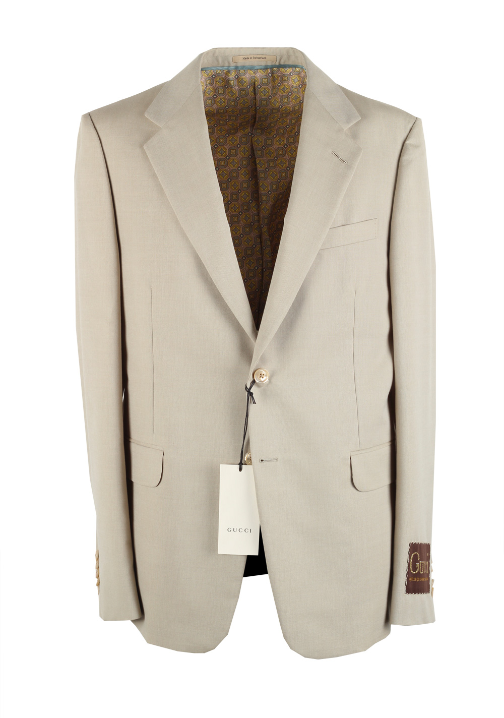 Gucci Beige Blazer Sport Coat Size 52 / 42R U.S. | Costume Limité