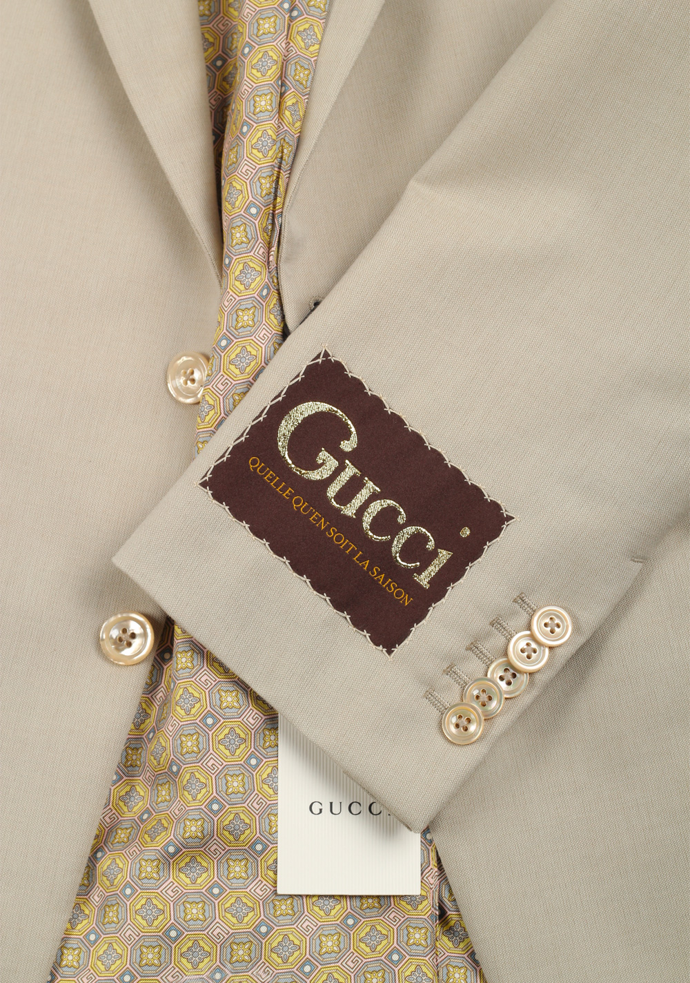 Gucci Beige Blazer Sport Coat Size 52 / 42R U.S. | Costume Limité