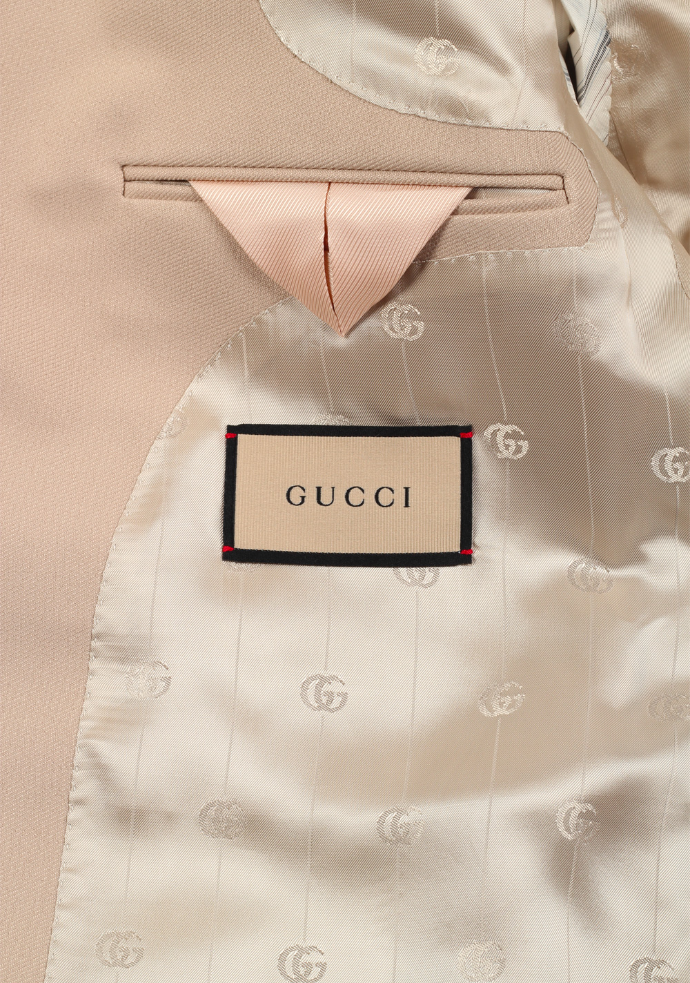 Gucci Beige Double Breasted Sport Coat Size 52 / 42R U.S. | Costume Limité