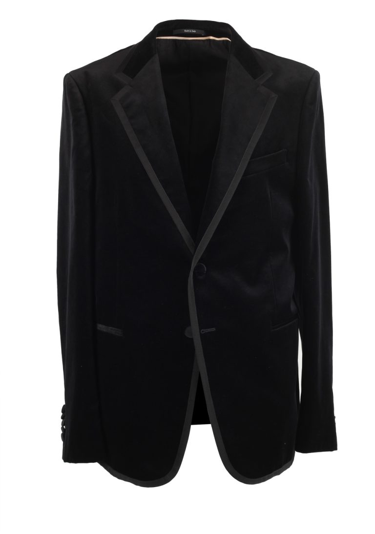 Gucci Black Signature Cocktail Dinner Jacket Size 52 / 42R U.S. - thumbnail | Costume Limité