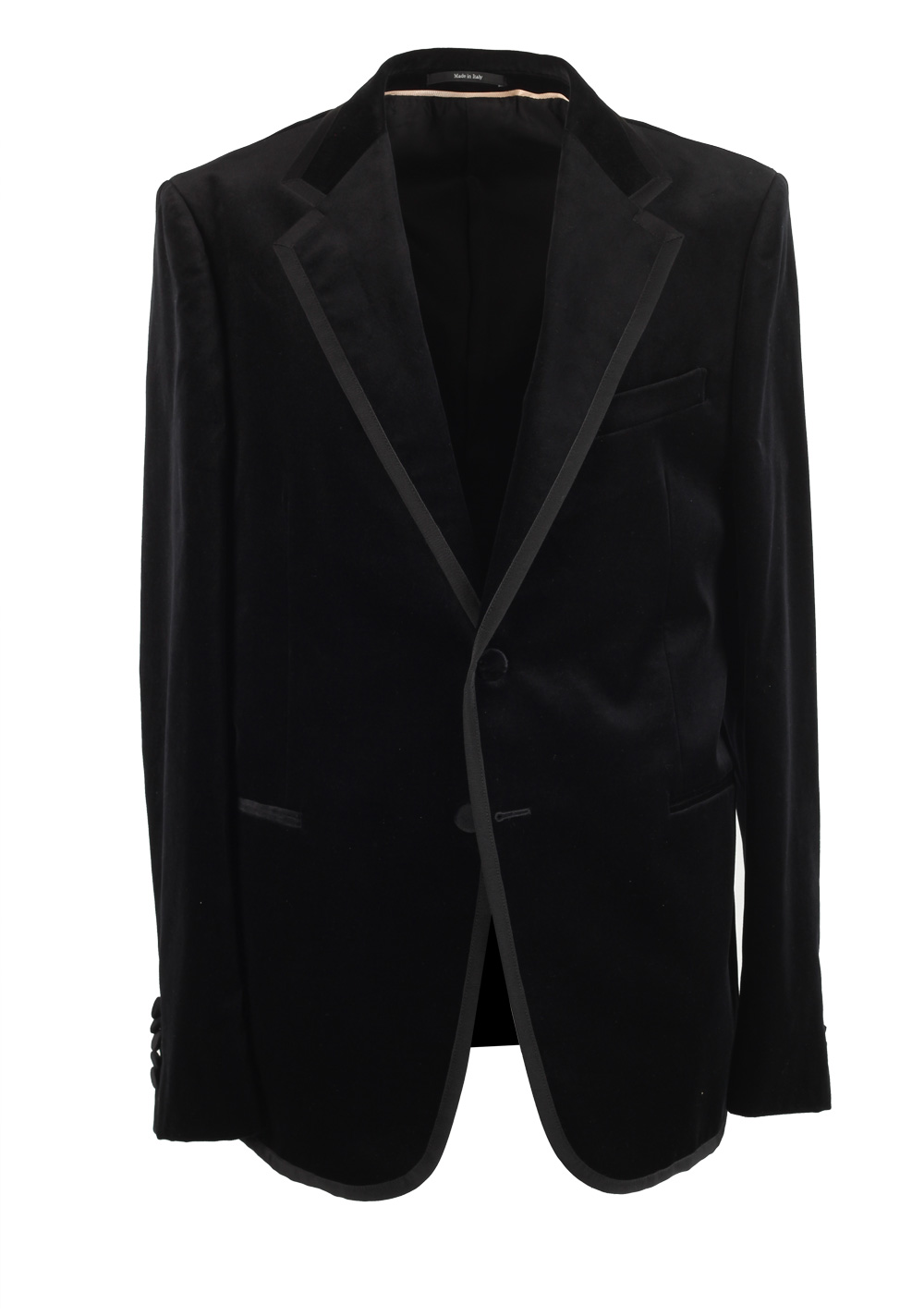 Gucci Black Signature Cocktail Dinner Jacket Size 52 / 42R U.S. | Costume Limité