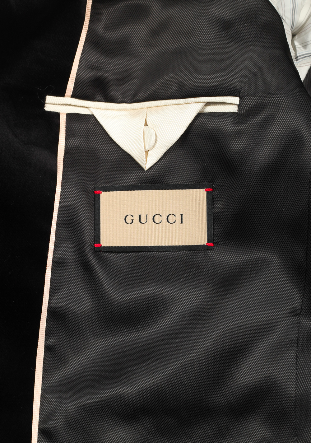 Gucci Black Signature Cocktail Dinner Jacket Size 52 / 42R U.S. | Costume Limité