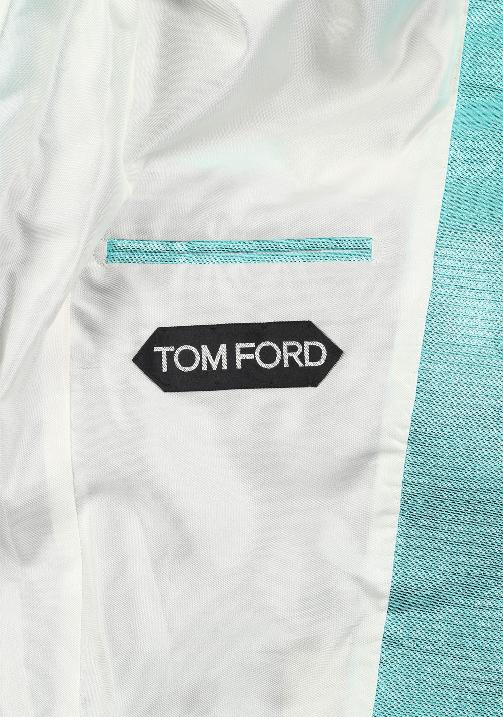 TOM FORD Atticus Turquoise Tuxedo Dinner Jacket Size 46 / 36R U.S. | Costume Limité