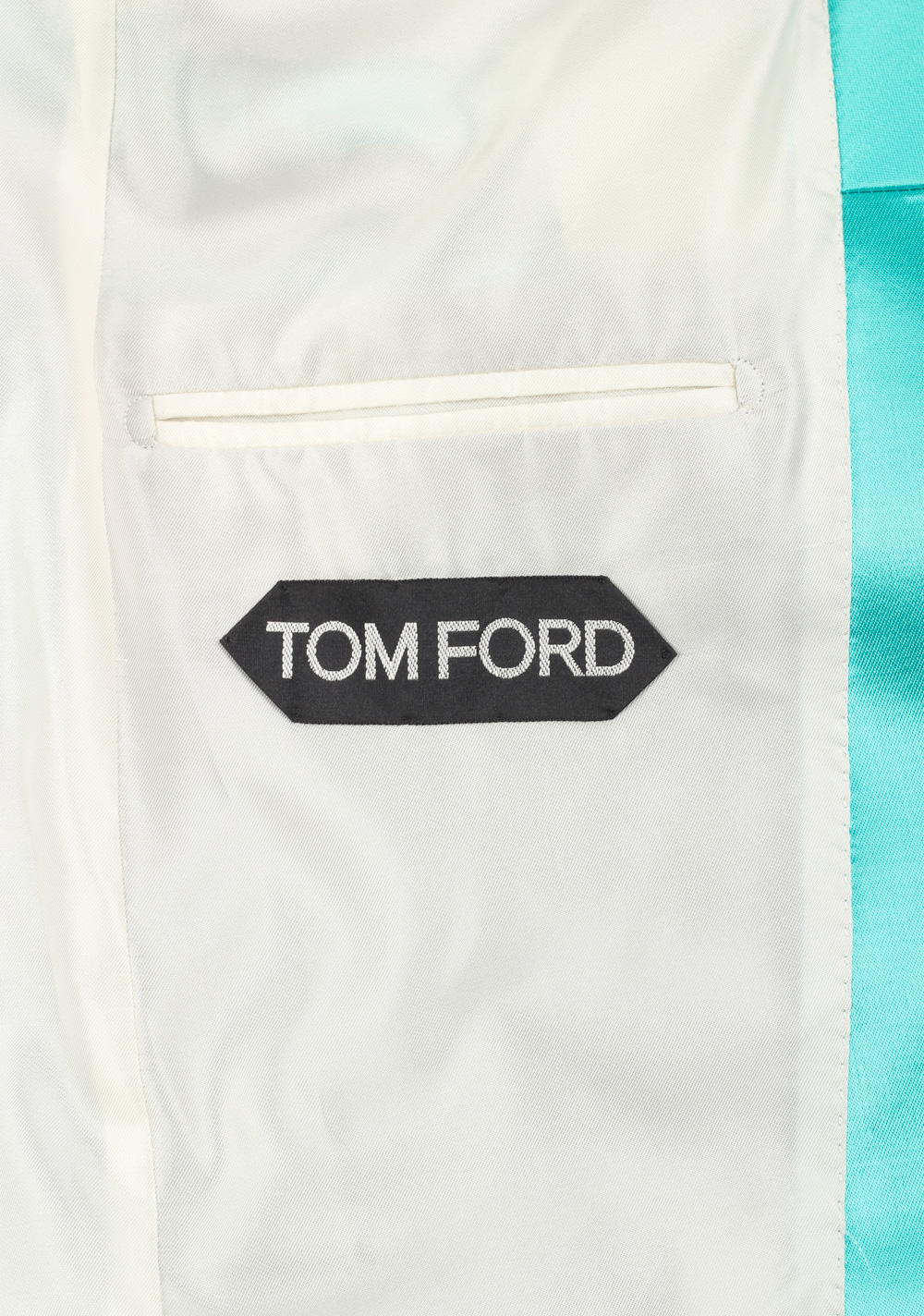 TOM FORD Atticus Turquoise Tuxedo Dinner Jacket Size 46 / 36R U.S. | Costume Limité