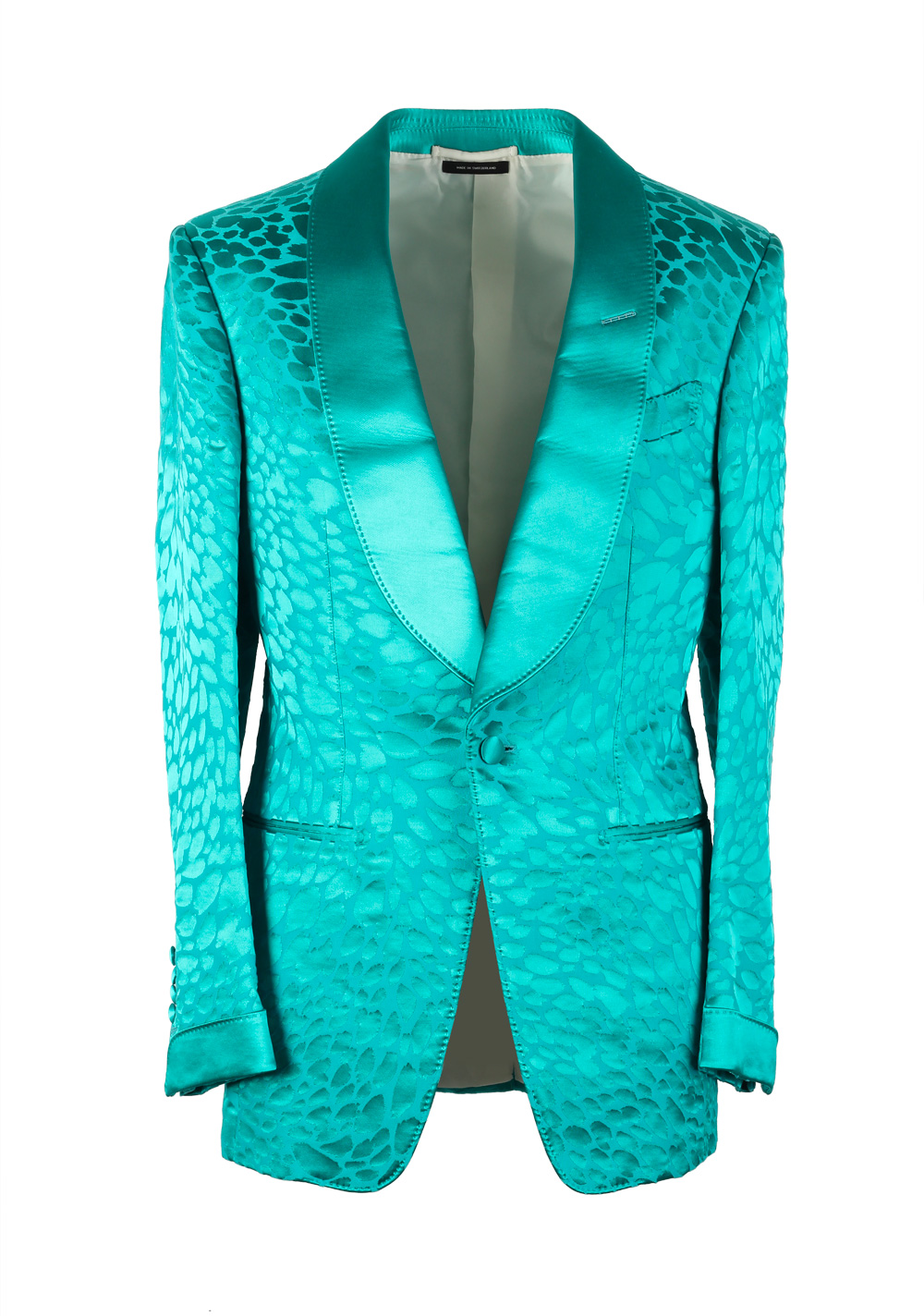 TOM FORD Atticus Turquoise Tuxedo Dinner Jacket Size 46 / 36R U.S. | Costume Limité