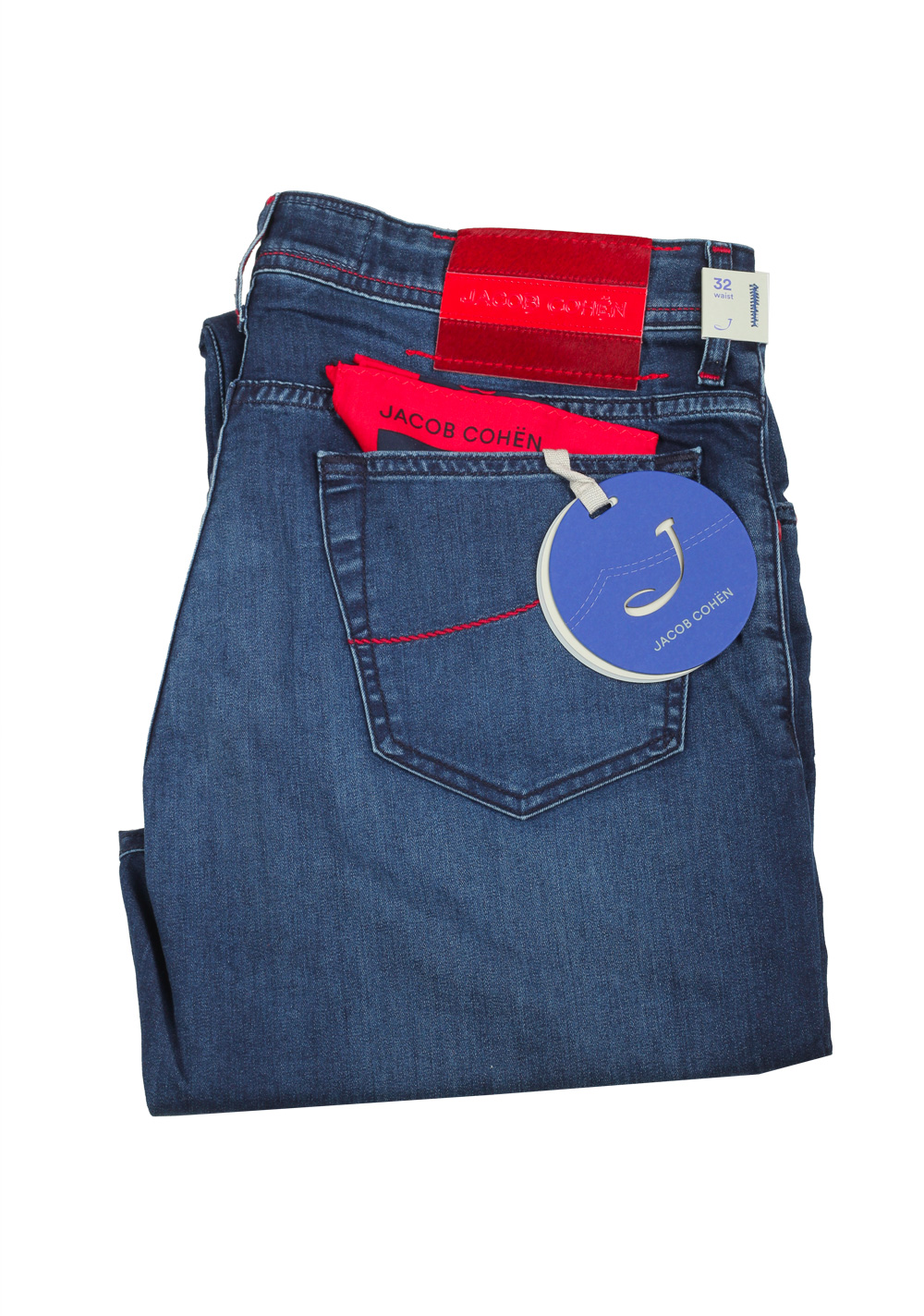 Jacob Cohen Blue J620 Comfort Jeans Size 48 / 32 U.S. | Costume Limité