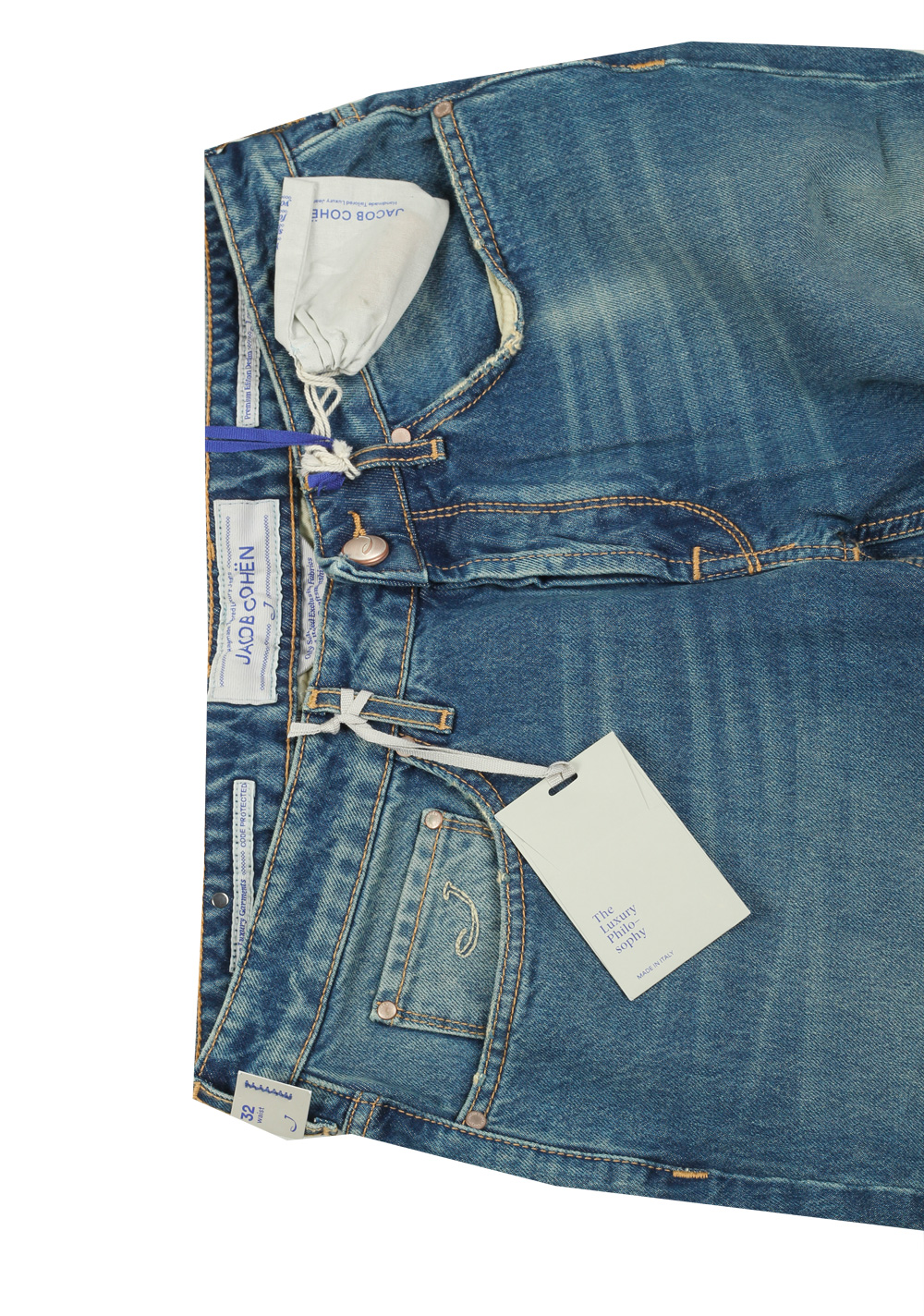Jacob Cohen Blue J682 Comfort Jeans Size 48 / 32 U.S. | Costume Limité