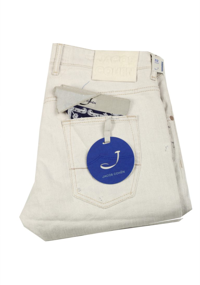 Jacob Cohen Off White J683 Comfort Comfort Jeans Size 48 / 32 U.S. - thumbnail | Costume Limité