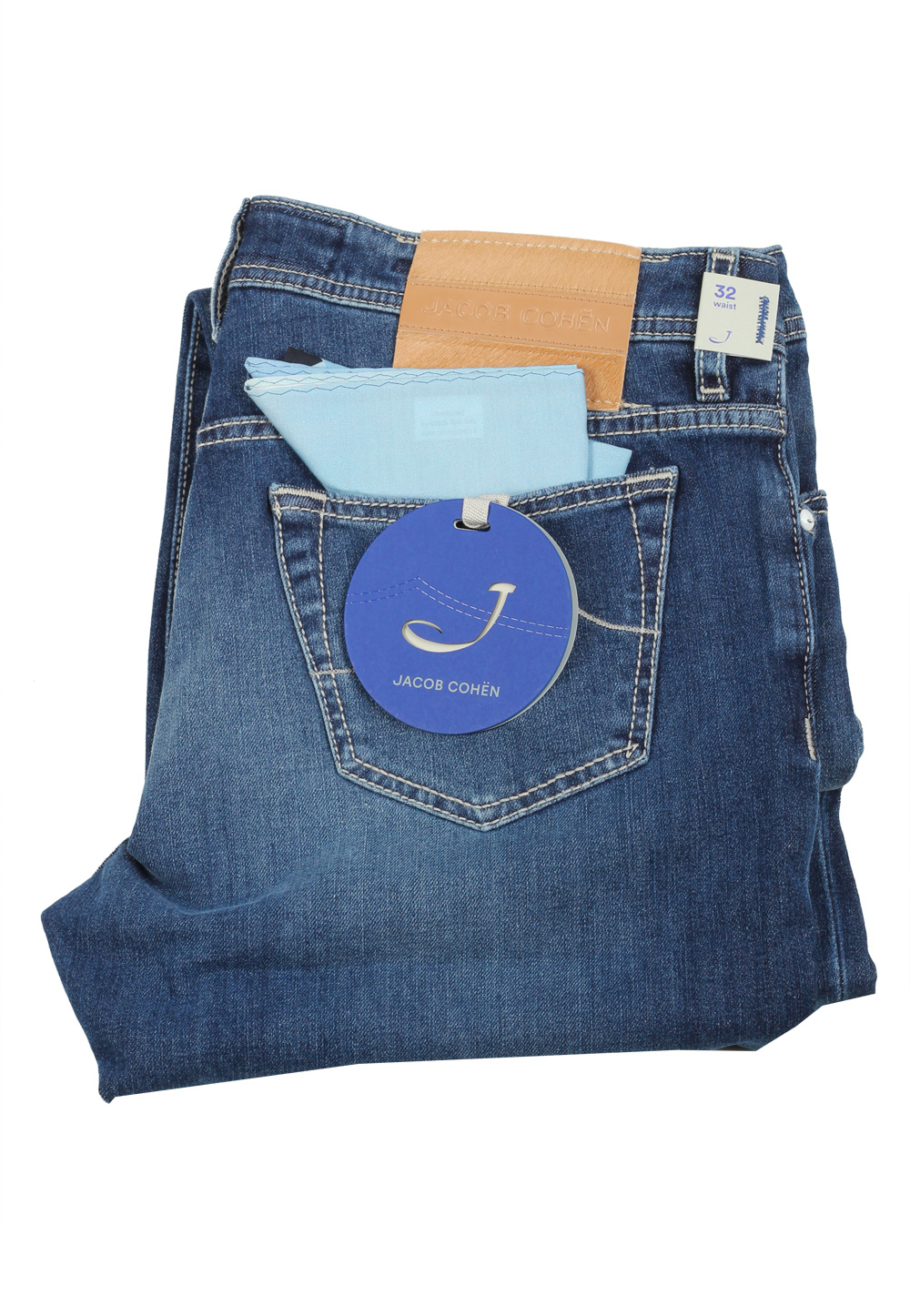 Jacob Cohen Blue J688 Comfort Jeans Size 48 / 32 U.S. | Costume Limité