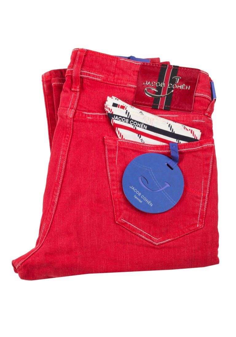 Jacob Cohen Red J688 Comfort Jeans Size 47 / 31 U.S. - thumbnail | Costume Limité