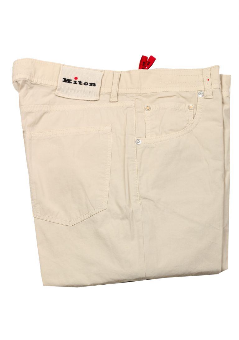 Kiton Beige Jeans Size 50 / 34 U.S. - thumbnail | Costume Limité