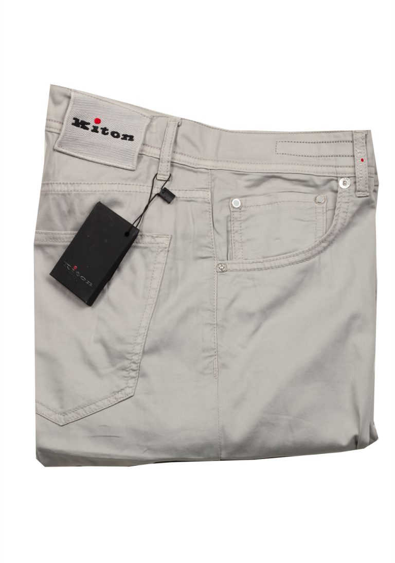 Kiton Gray Jeans - thumbnail | Costume Limité
