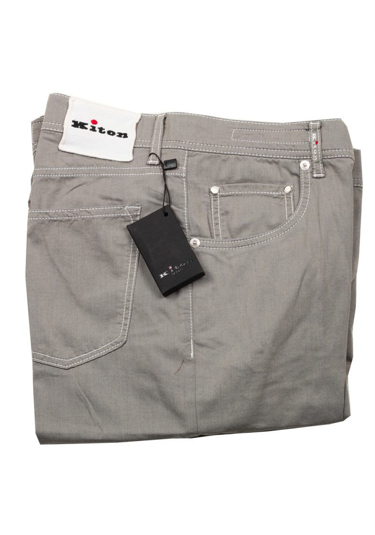 Kiton Gray Jeans Size 50 / 34 U.S. - thumbnail | Costume Limité