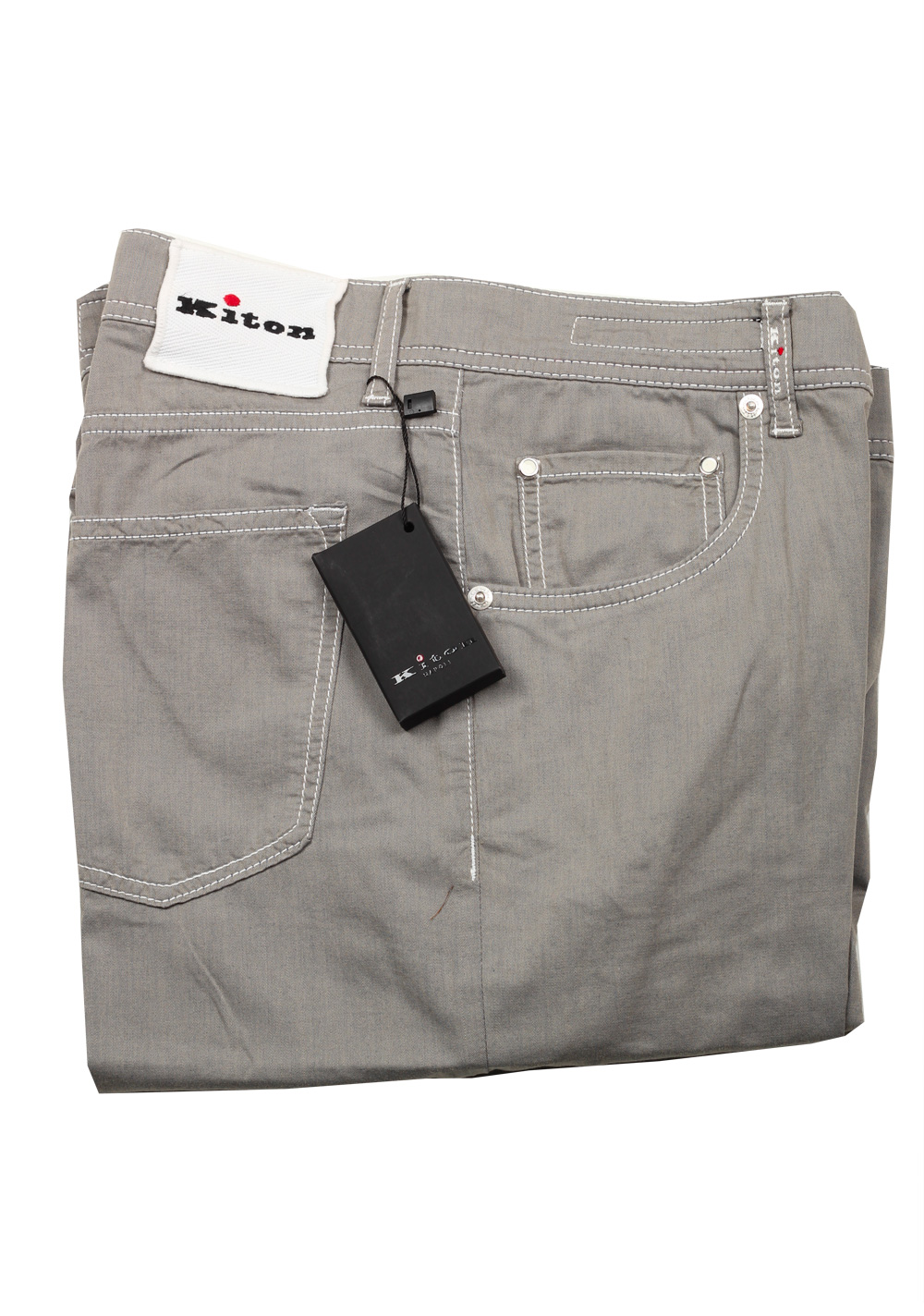 Kiton Gray Jeans Size 50 / 34 U.S. | Costume Limité