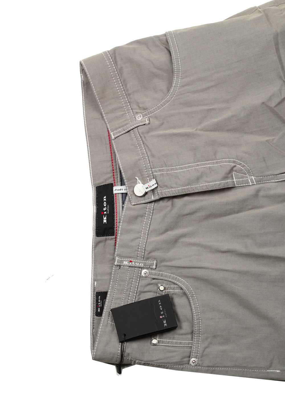 Kiton Gray Jeans Size 50 / 34 U.S. | Costume Limité