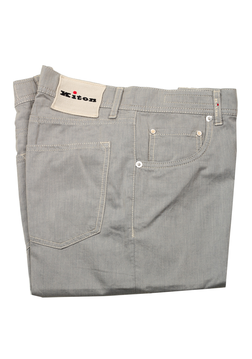 Kiton Gray Jeans Size 50 / 34 U.S. | Costume Limité