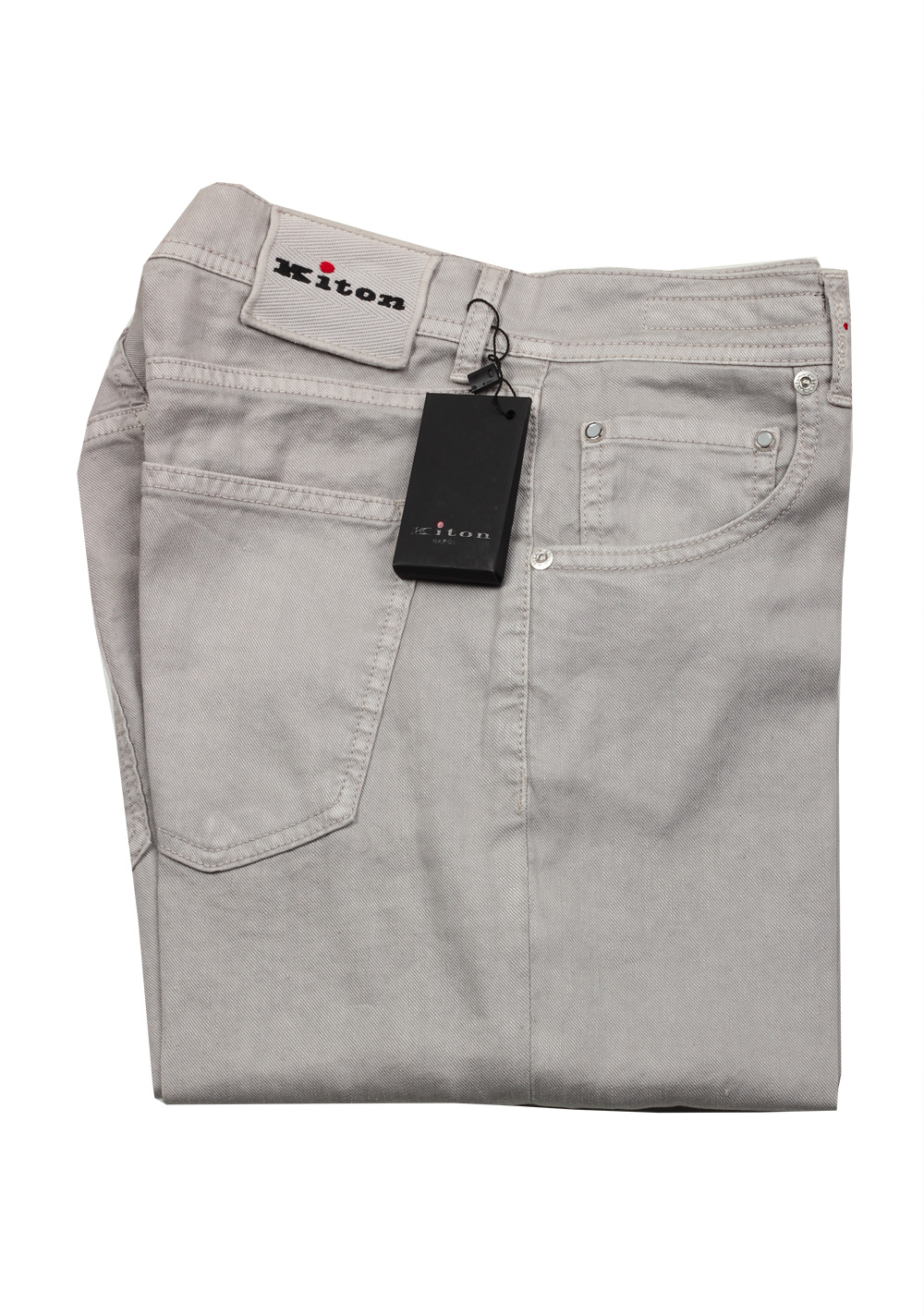 Kiton Gray Jeans Size 50 / 34 U.S. | Costume Limité