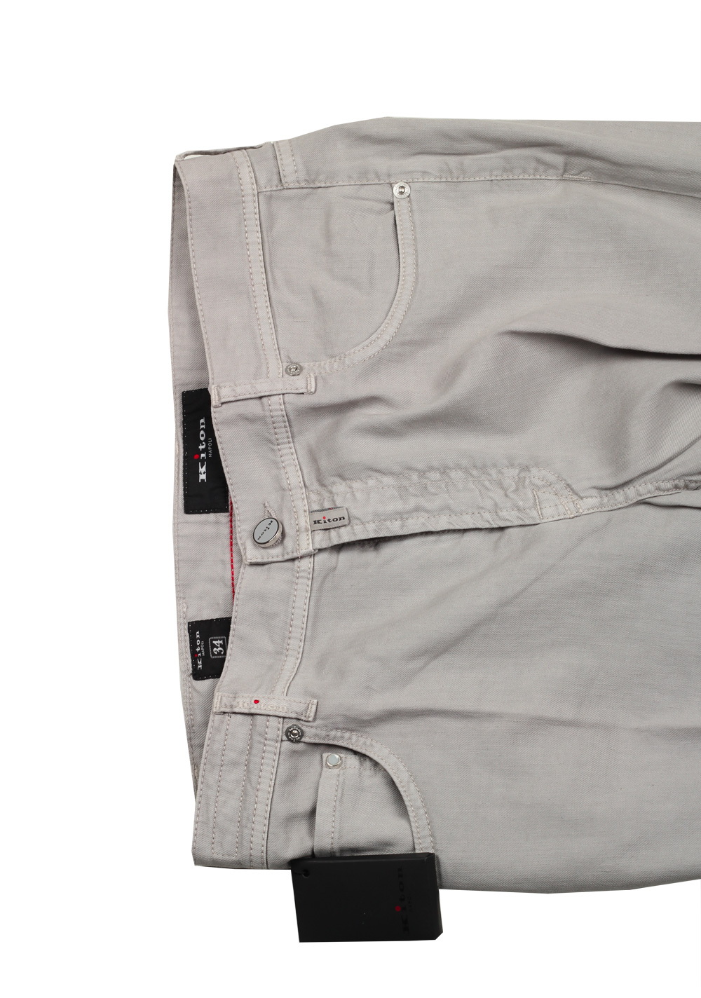 Kiton Gray Jeans Size 50 / 34 U.S. | Costume Limité