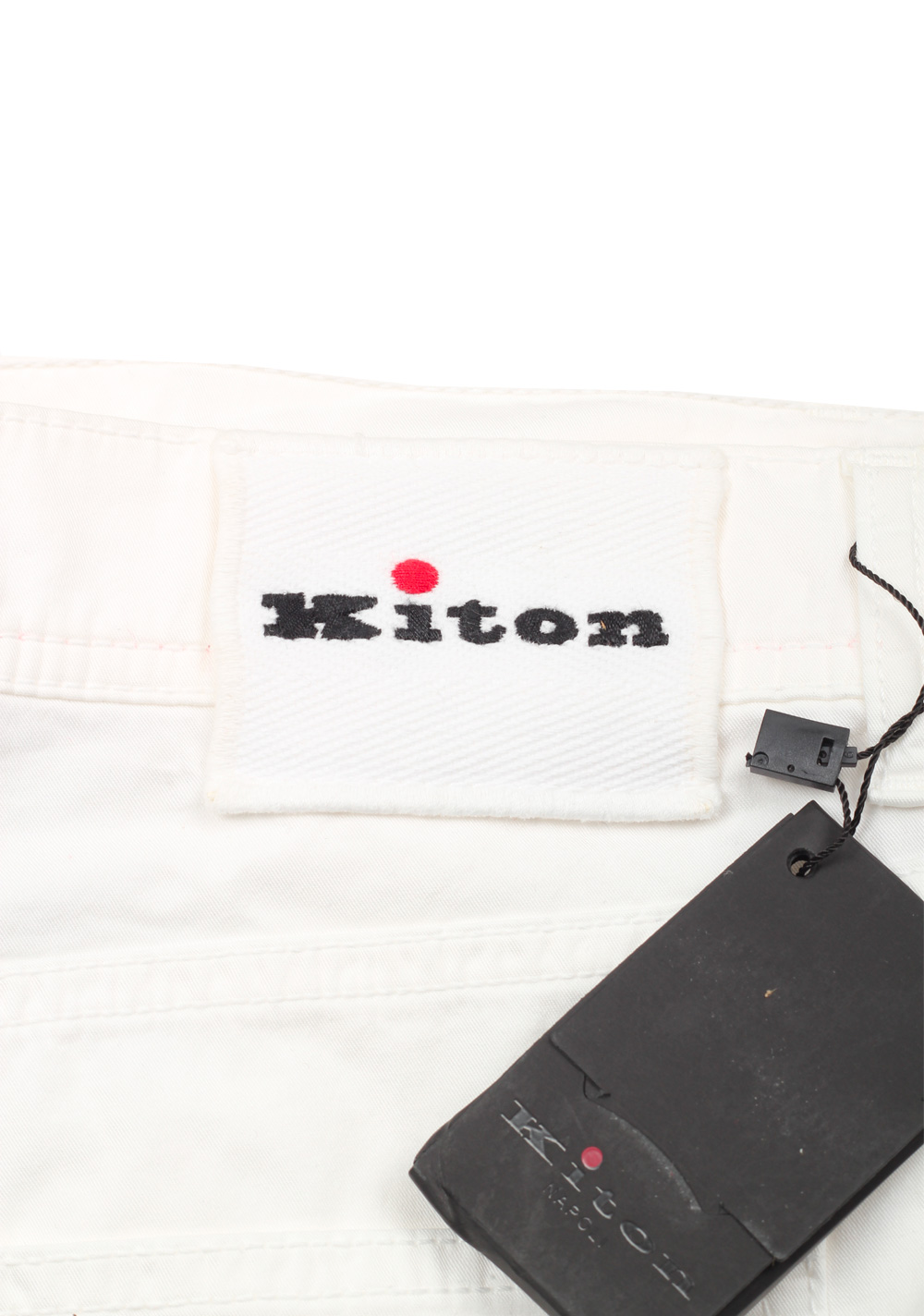 Kiton White Slim Jeans Size 54 / 38 U.S. | Costume Limité