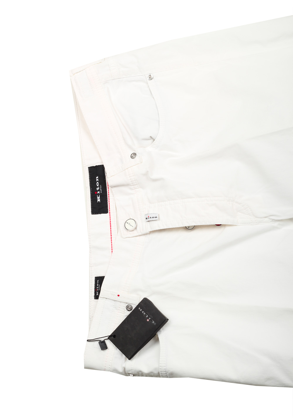 Kiton White Slim Jeans Size 54 / 38 U.S. | Costume Limité