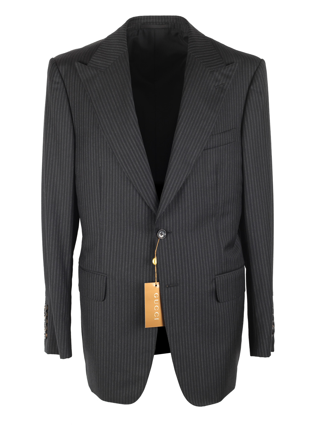 Gucci Gray Suit Size 50 / 40R U.S. In Wool | Costume Limité