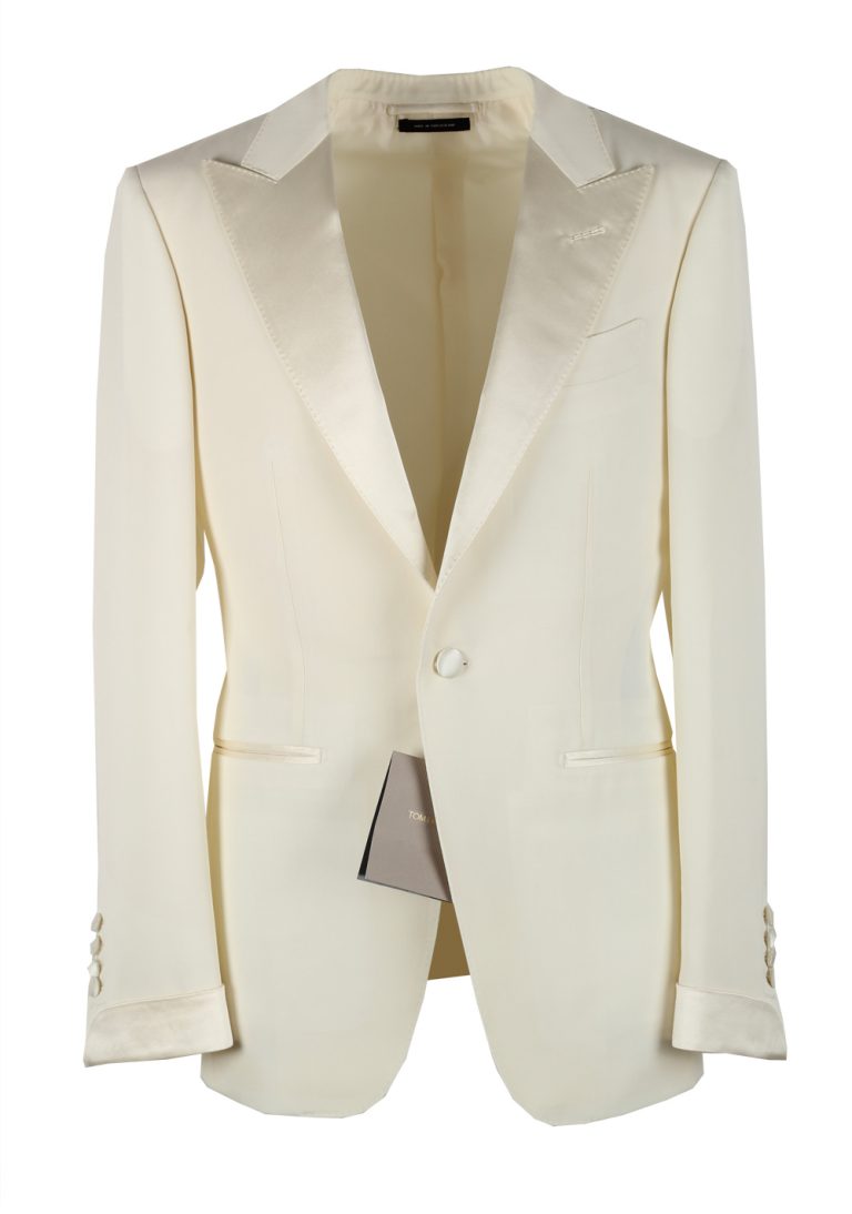 TOM FORD O’Connor Ivory Tuxedo Dinner Jacket - thumbnail | Costume Limité