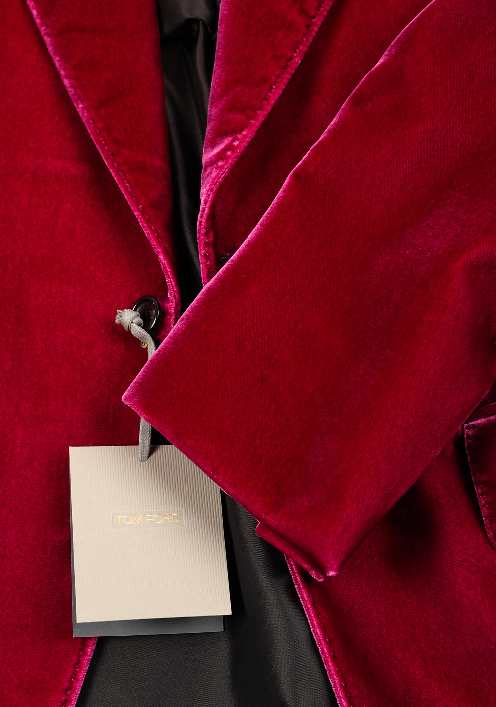 TOM FORD Cooper Velvet Red Tuxedo Dinner Jacket | Costume Limité