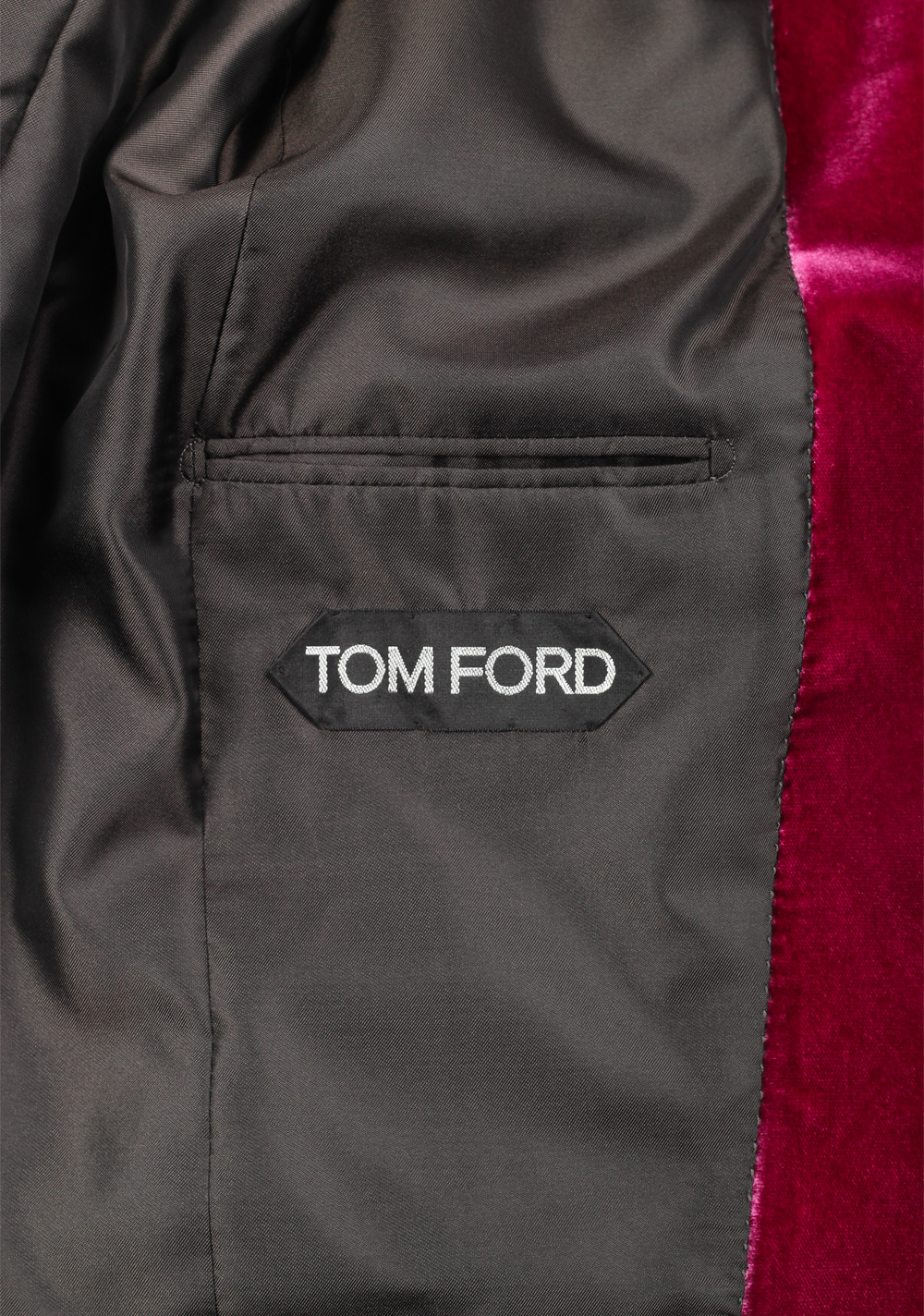 TOM FORD Cooper Velvet Red Tuxedo Dinner Jacket | Costume Limité