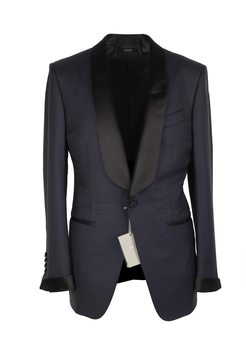 TOM FORD O’Connor Midnight Blue Tuxedo Suit Size 54 / 44R U.S. Shawl Collar Fit Y | Costume Limité