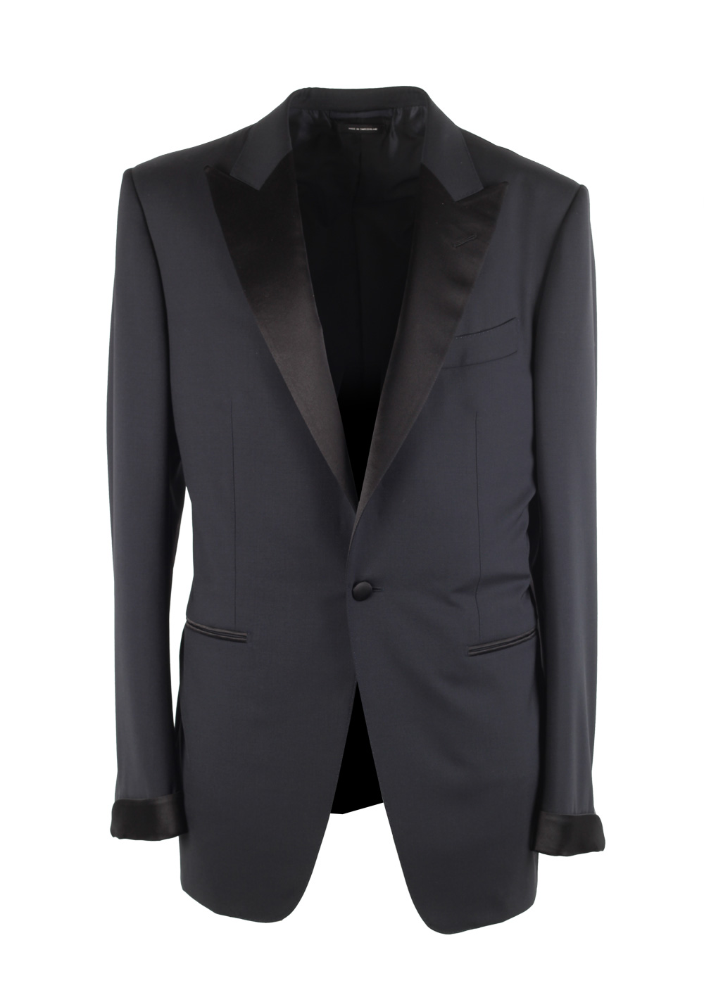 TOM FORD O’Connor Midnight Blue Tuxedo Smoking Suit Size 50 / 40R U.S. Fit Y | Costume Limité