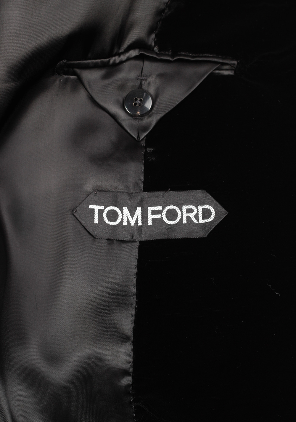 TOM FORD Black Cashmere Double Breasted Coat | Costume Limité