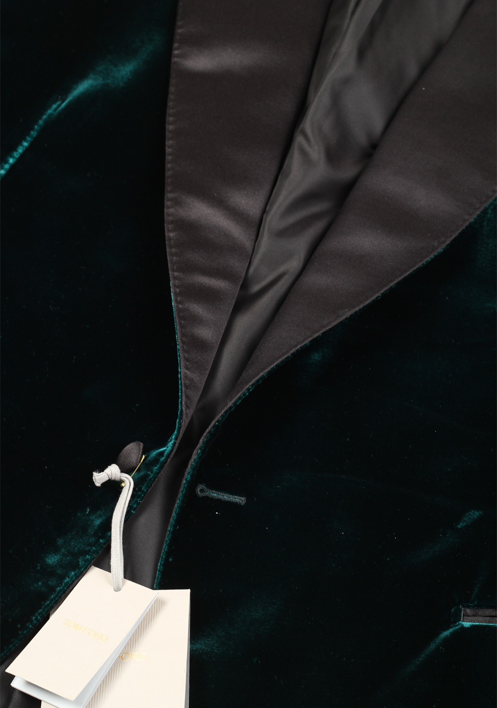 TOM FORD Shelton Green Velvet Tuxedo Dinner Jacket Size 54 / 44R U.S. | Costume Limité