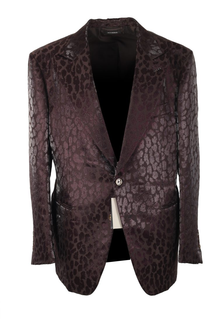 TOM FORD Cooper Brown Tuxedo Dinner Jacket Size 56 / 46R U.S. - thumbnail | Costume Limité