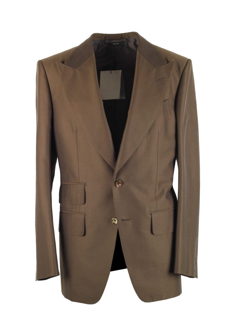 TOM FORD Atticus  Brown Sport Coat Size 48 / 38R - thumbnail | Costume Limité