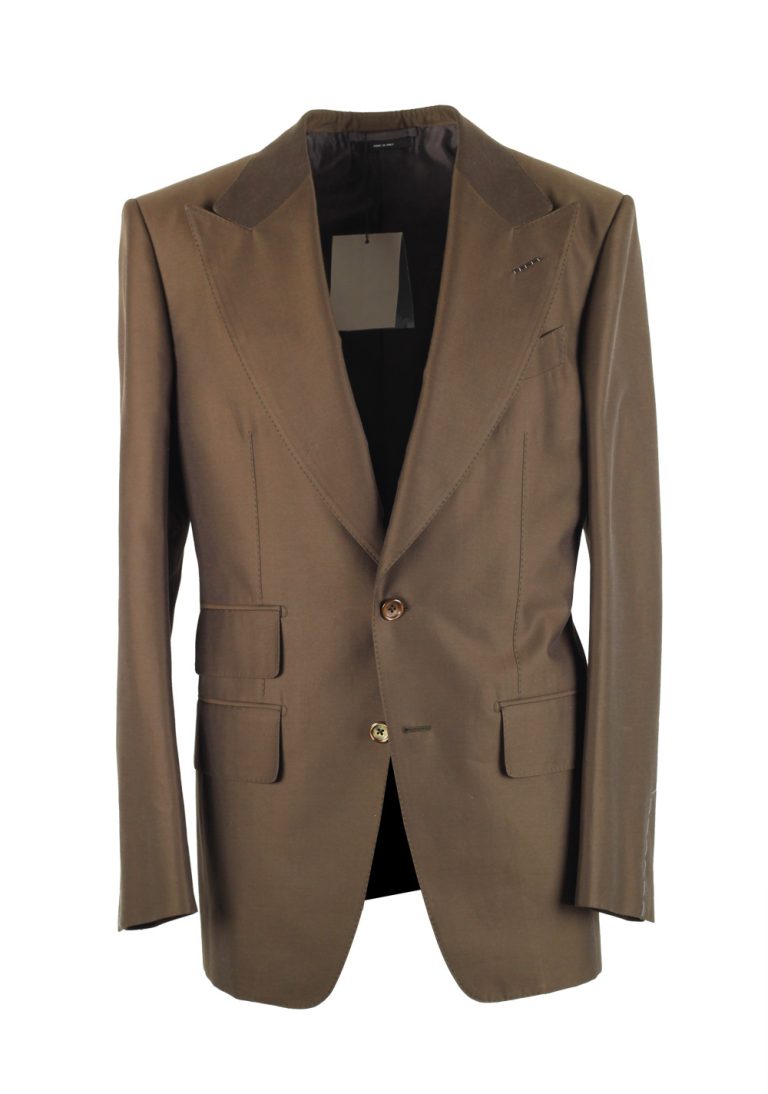 TOM FORD Atticus  Brown Sport Coat Size 48 / 38R U.S. - thumbnail | Costume Limité