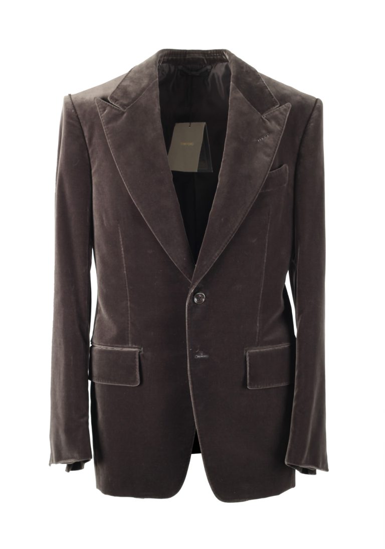 TOM FORD Shelton Taupe Velvet Sport Coat - thumbnail | Costume Limité