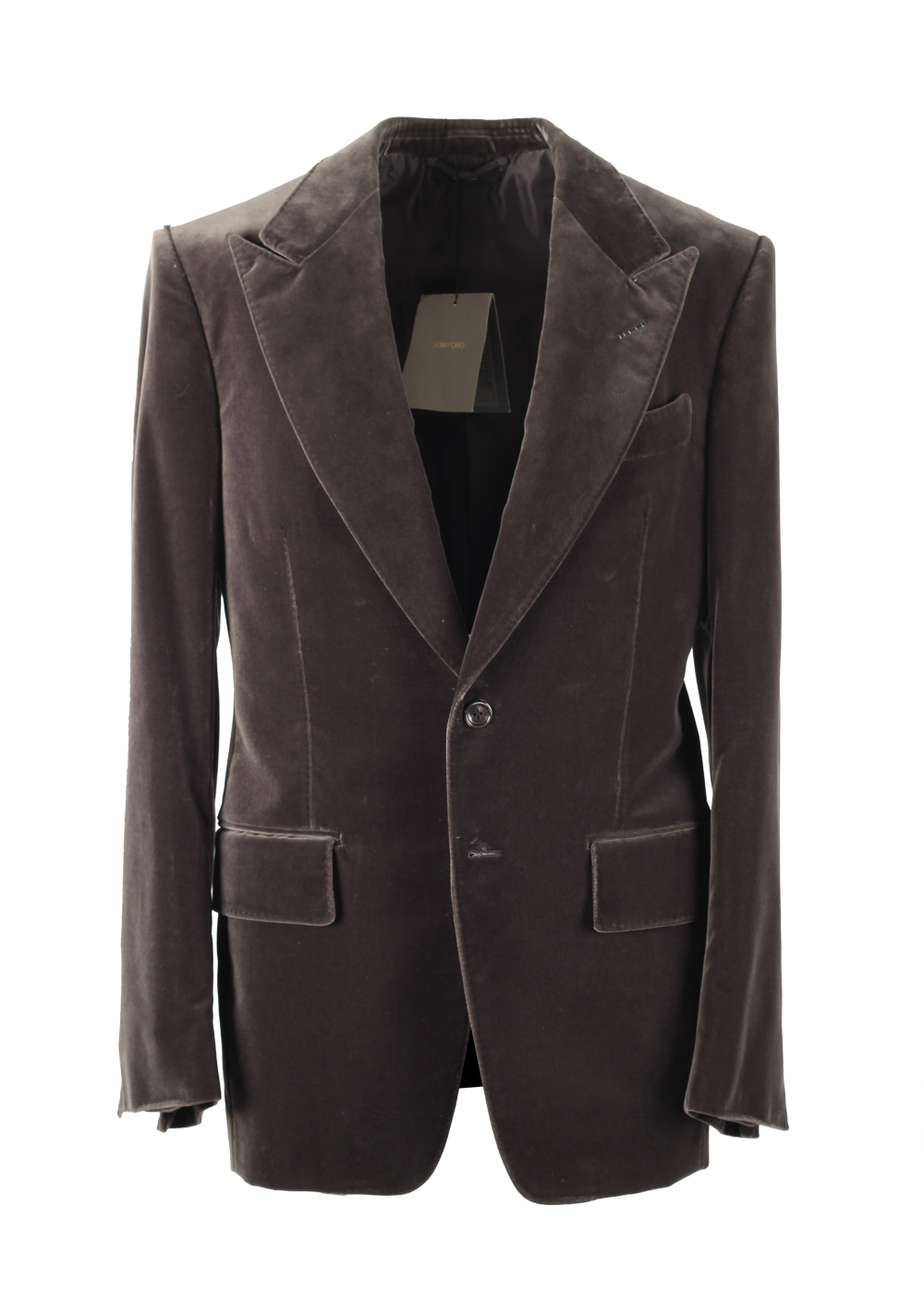 TOM FORD Shelton Taupe Velvet Sport Coat | Costume Limité